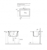 Kerasan 9164K6 AQUADOM szafka 75X50 ROVERE CHIARO